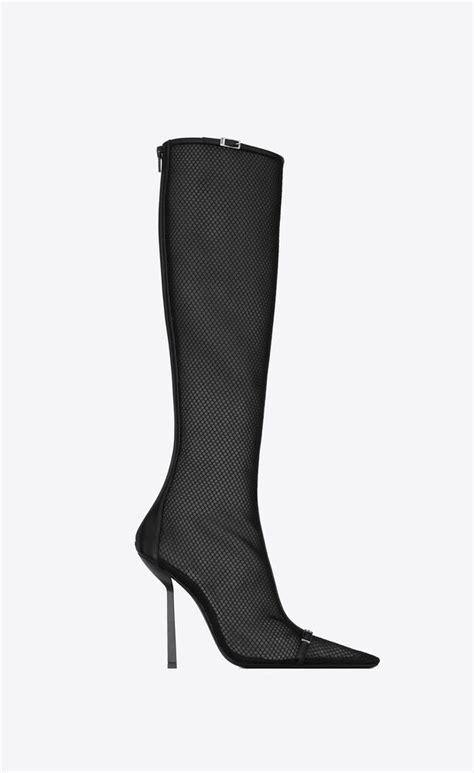 ysl mesh boots|ysl boots for women.